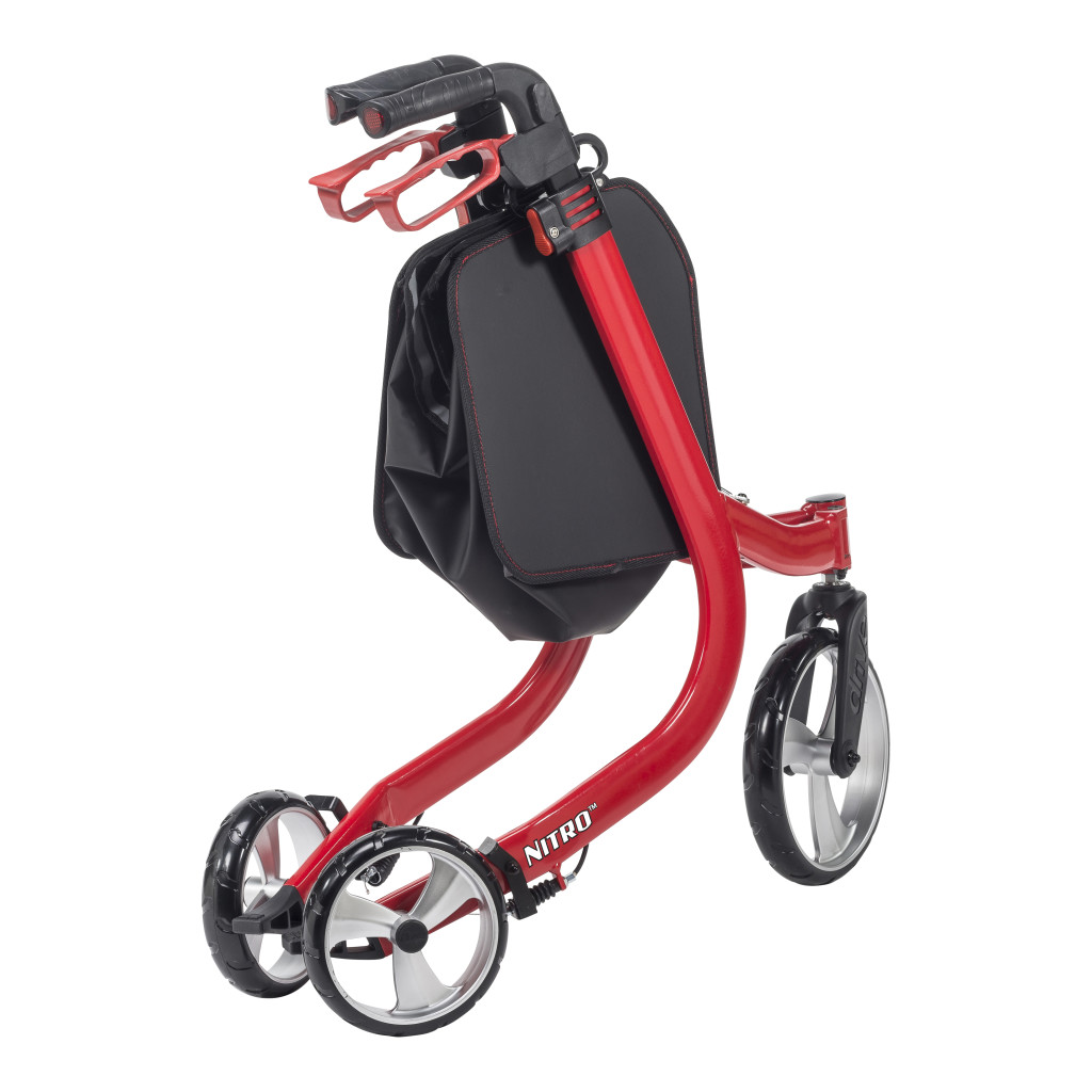 Lightweight 3-Wheel Nitro Aluminum Rollator